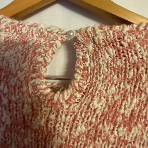 Vintage Penbrooke Lane Womens Floral Applique Knit Pearl Sweater Size Small - Picture 6 of 7